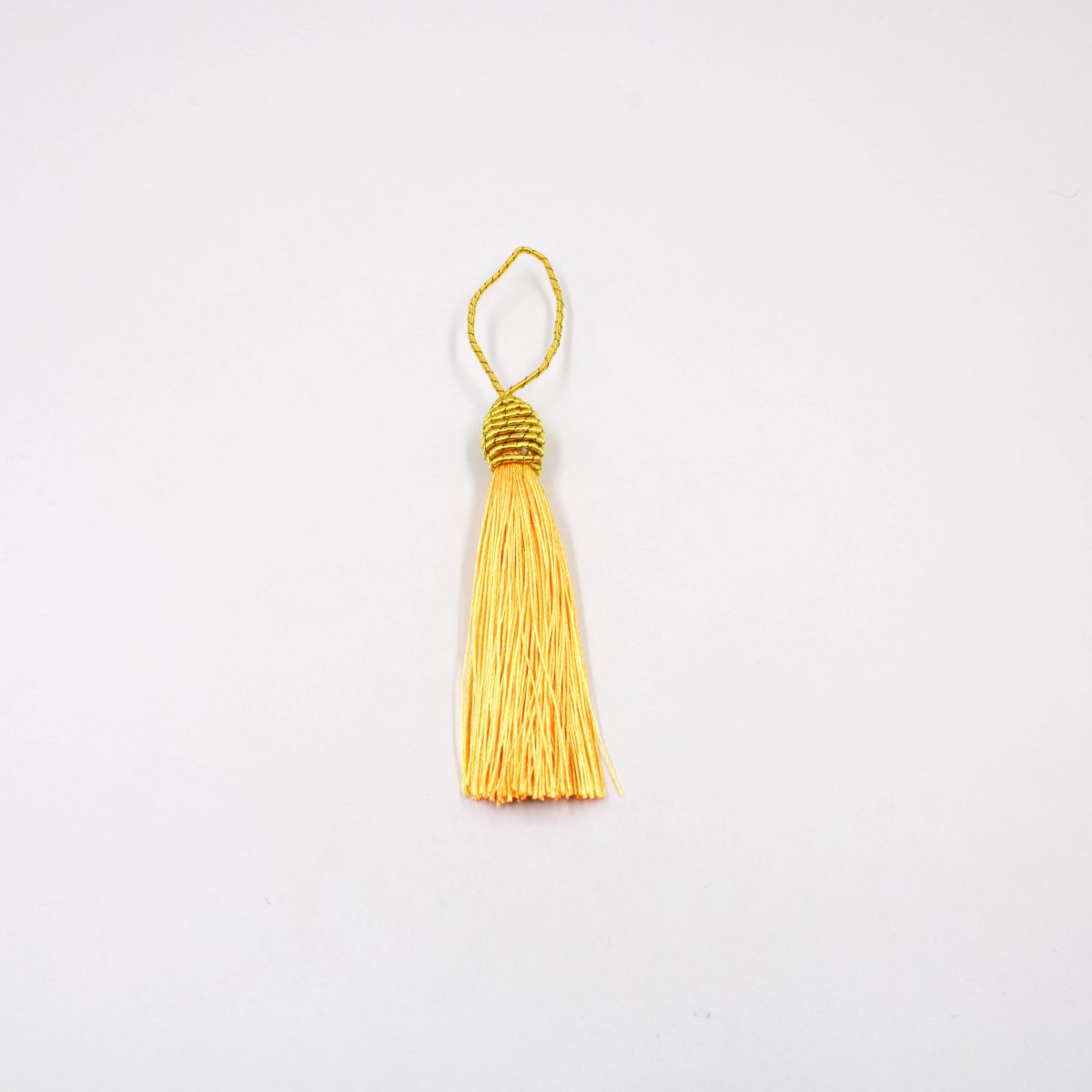 Artesanario - PINGENTE TASSEL COM TULIP EM POLIESTER - DOURADO